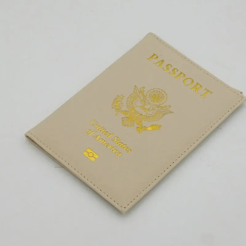 Personalised leather USA Passport Cover Customized Travel Passport holder American Wallet Covers for Passports Girls America