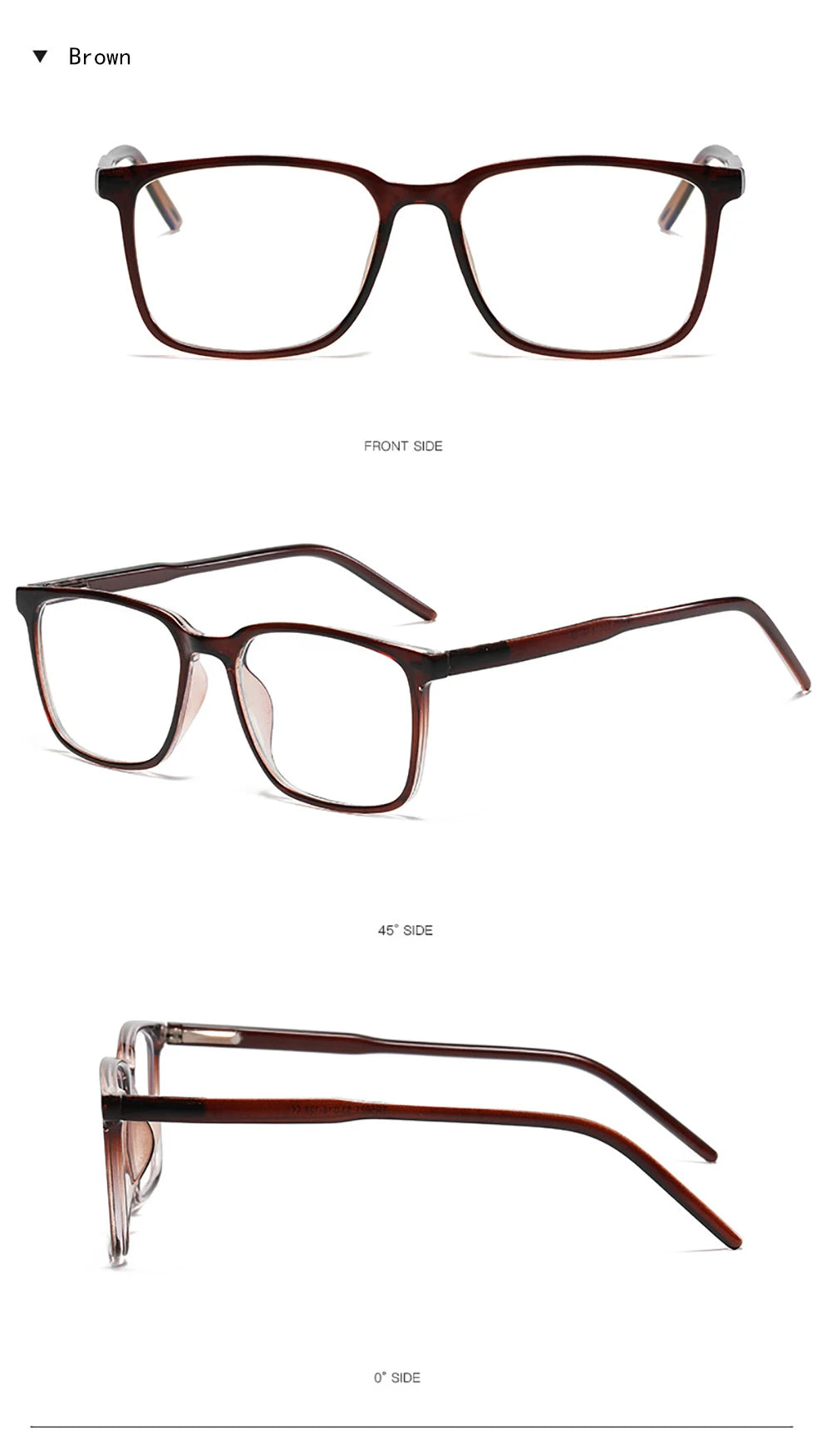 VIVIBEE Square Blue Light Blocking Men Glasses Gaming TR90 Matte Black Anti Ray Eyeglasses Computer Transparent Fashion Eyewear