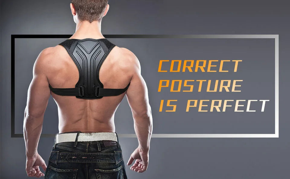 LOOGDEEL Posture Corrector Back Brace Adjustable Posture Brace for Upper Back Shoulder Back Pain Relief Trainer Spine Support