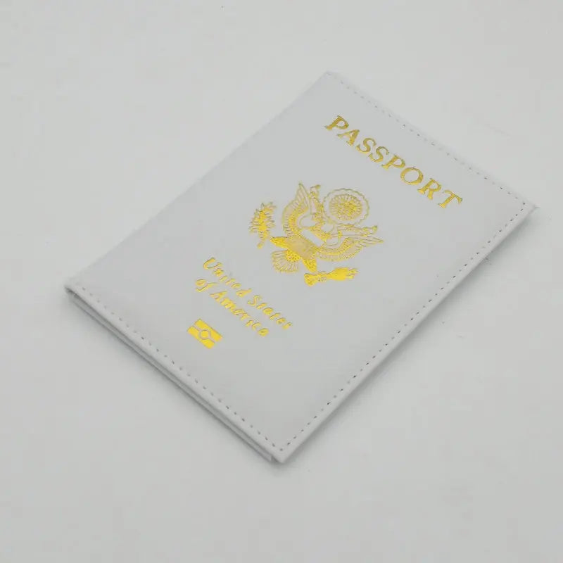 Personalised leather USA Passport Cover Customized Travel Passport holder American Wallet Covers for Passports Girls America