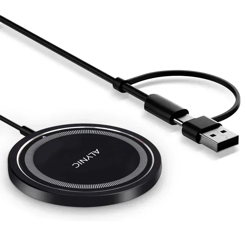 PD 30W Magnetic Wireless Charger Pad For Macsafe iPhone 16 15 14 13 12 Pro Max X XS XR 8 Plus USB C Fast Charging Dock Station