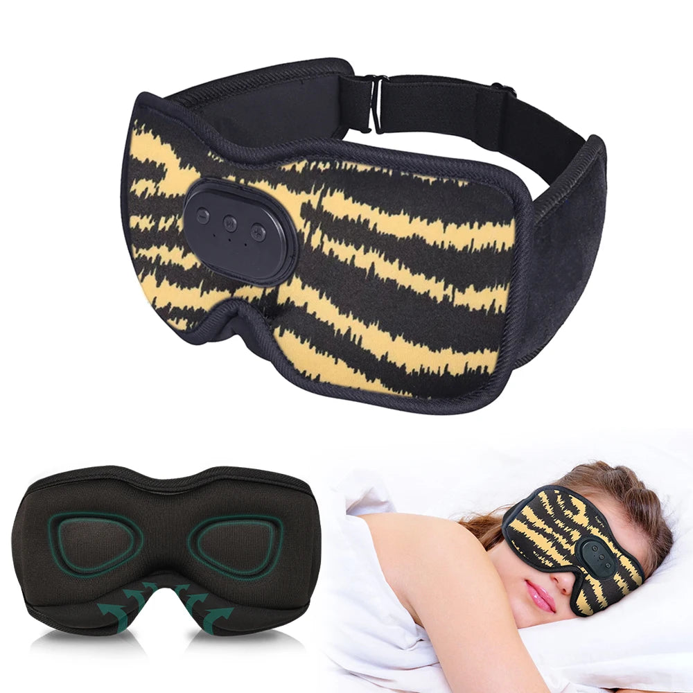 Premium Bluetooth Sleep Eye Mask Headphone - Blending 3D Sleep Headphone Innovation for Sound Sleep Bluetooth Eye Mask