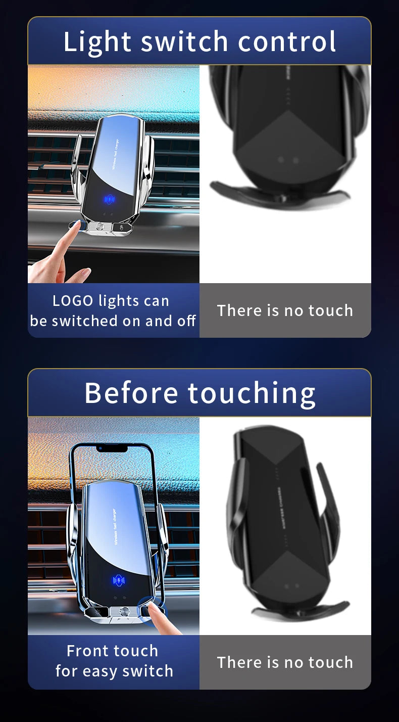 15W Car Wireless Charger Stand for iPhone 16 15 14 13 12 Pro Max Samsung 3 in 1 Magnetic Adapters Phone Fast Charging Chargers