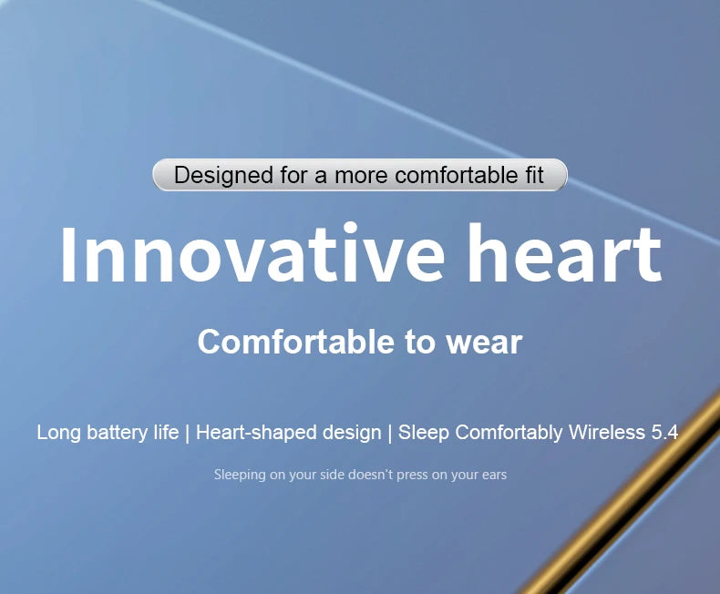 SK28 Ultra-thin Sleeping Headphones 5.4 Wireless Bluetooth Headset Invisible Earbuds Hidden In Ear Sports Earphones Waterproof