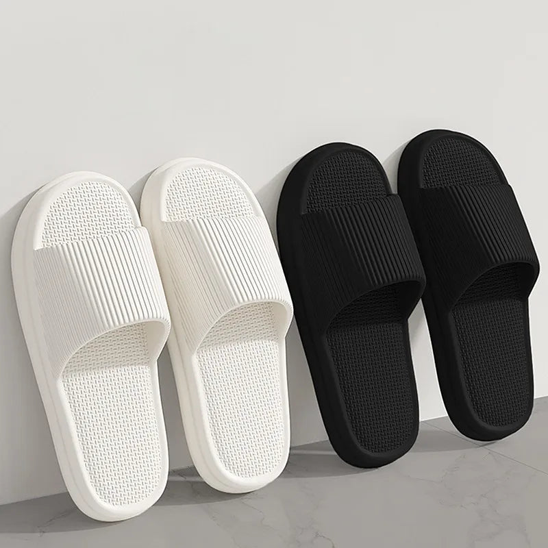 2025 Summer Women's Solid Color Casual Simple Slipper, EVA Material, Comfortable Indoor/Outdoor Dual-use, Anti-Slip Design.