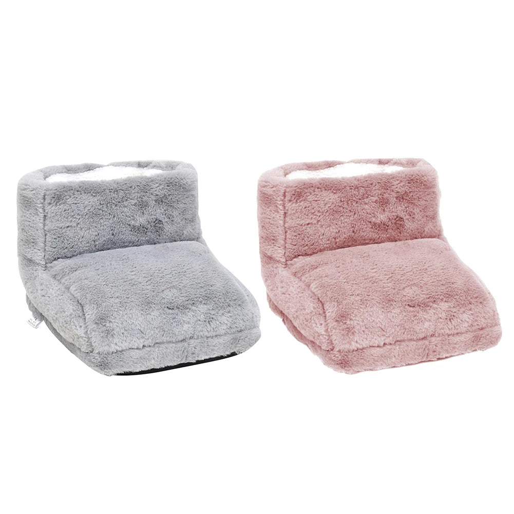 Electric Foot Warmer Foot Heating Pad USB Charging Household Foot Heater Washable Double Feet Slippers for Home Bedroom Sleeping