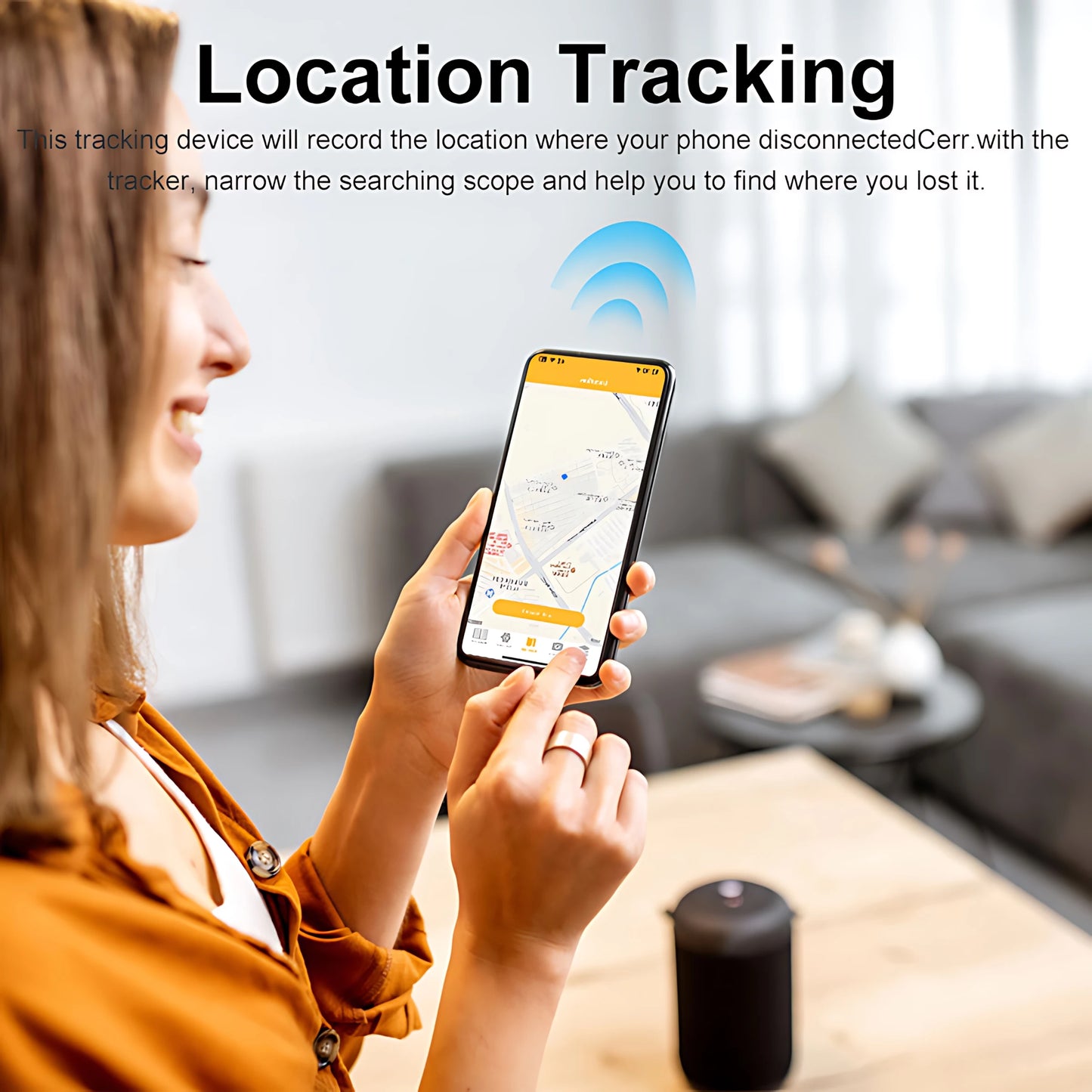 Mini GPS Tracker Smart Tag Compatible with iOS isearching Global Locator Anti-lost Finder for Car Pet Keys Wallet Suitcase iTag