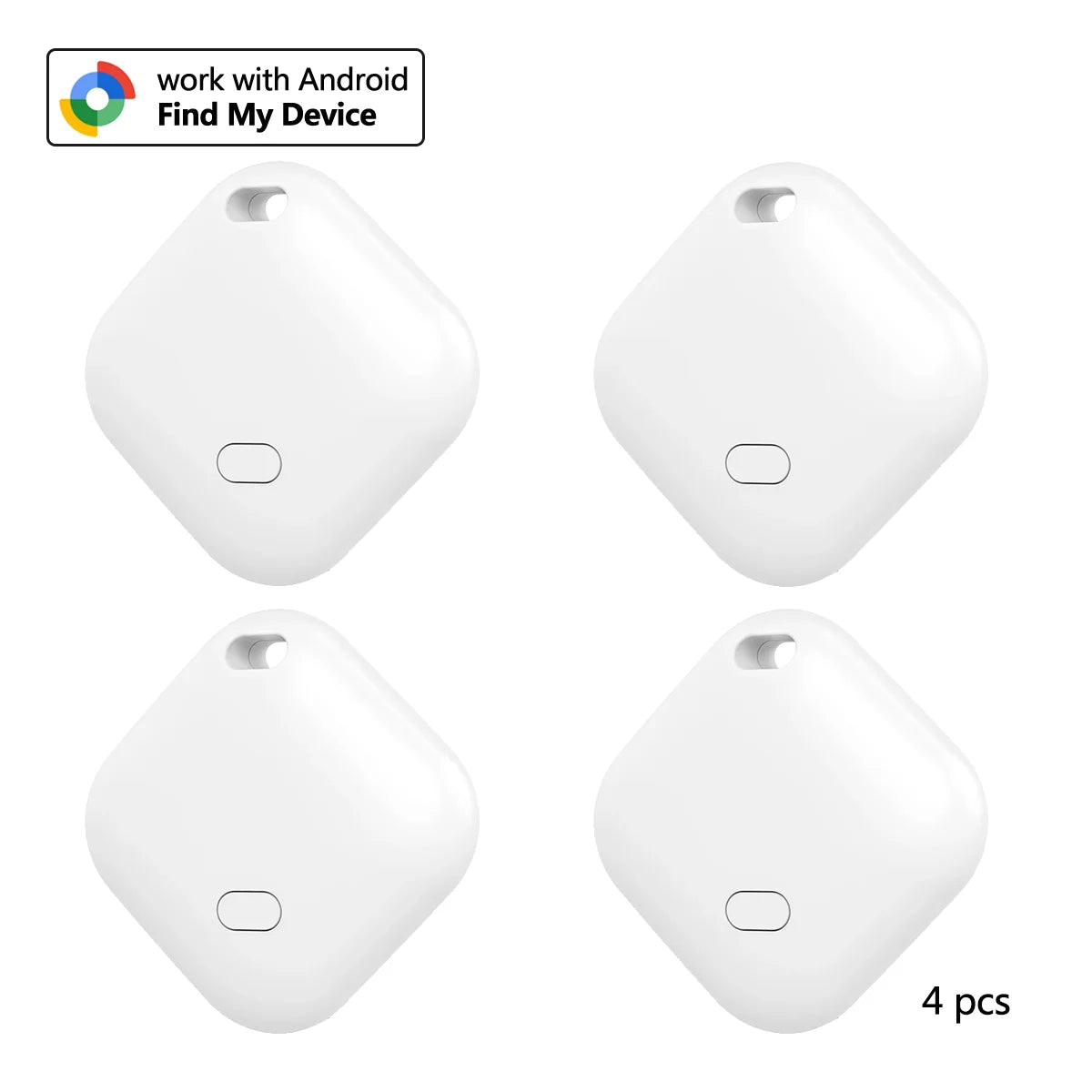Smart Tracker Tag for Android device Google Find Hub App air tag Key Finder pet/bag tracker Google Certified Bluetooth Finder