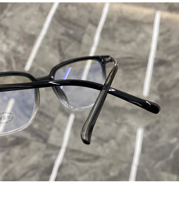 Light Frame Anti Blue Glasses Transparent Black Optical Glasses Women Men Square Eyewear Blocking eyeglasse Spectacle Eyeglasses