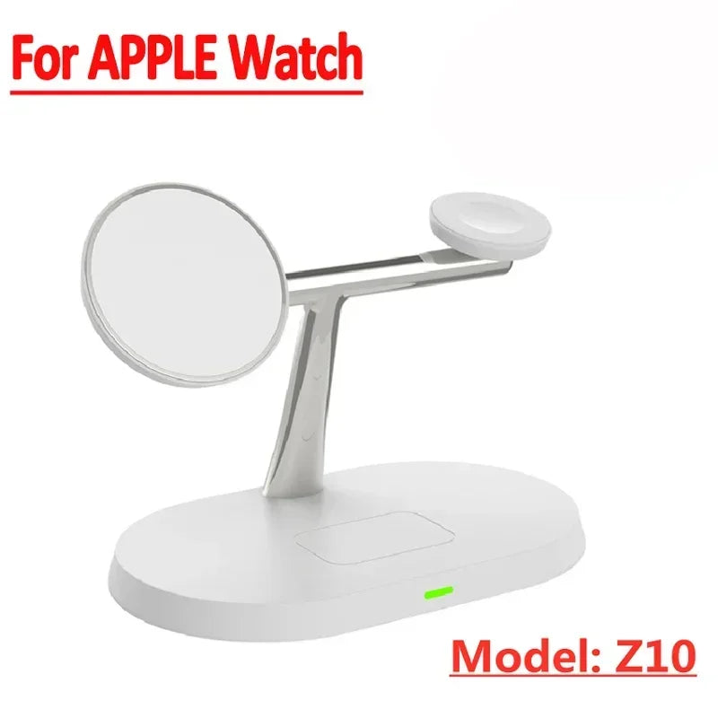 3 in 1 100W Magnetic Wireless Charger Stand For Magsafe iPhone 16 15 14 13 12 Apple Watch 8 7 Airpods Pro Fast Charging Station