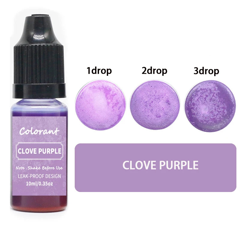 20 Colors Candle Dyes Pigment Aromatherapy Liquid Colorant Pigment DIY Candle Mold Soap Coloring Handmade Crafts Resin Pigment