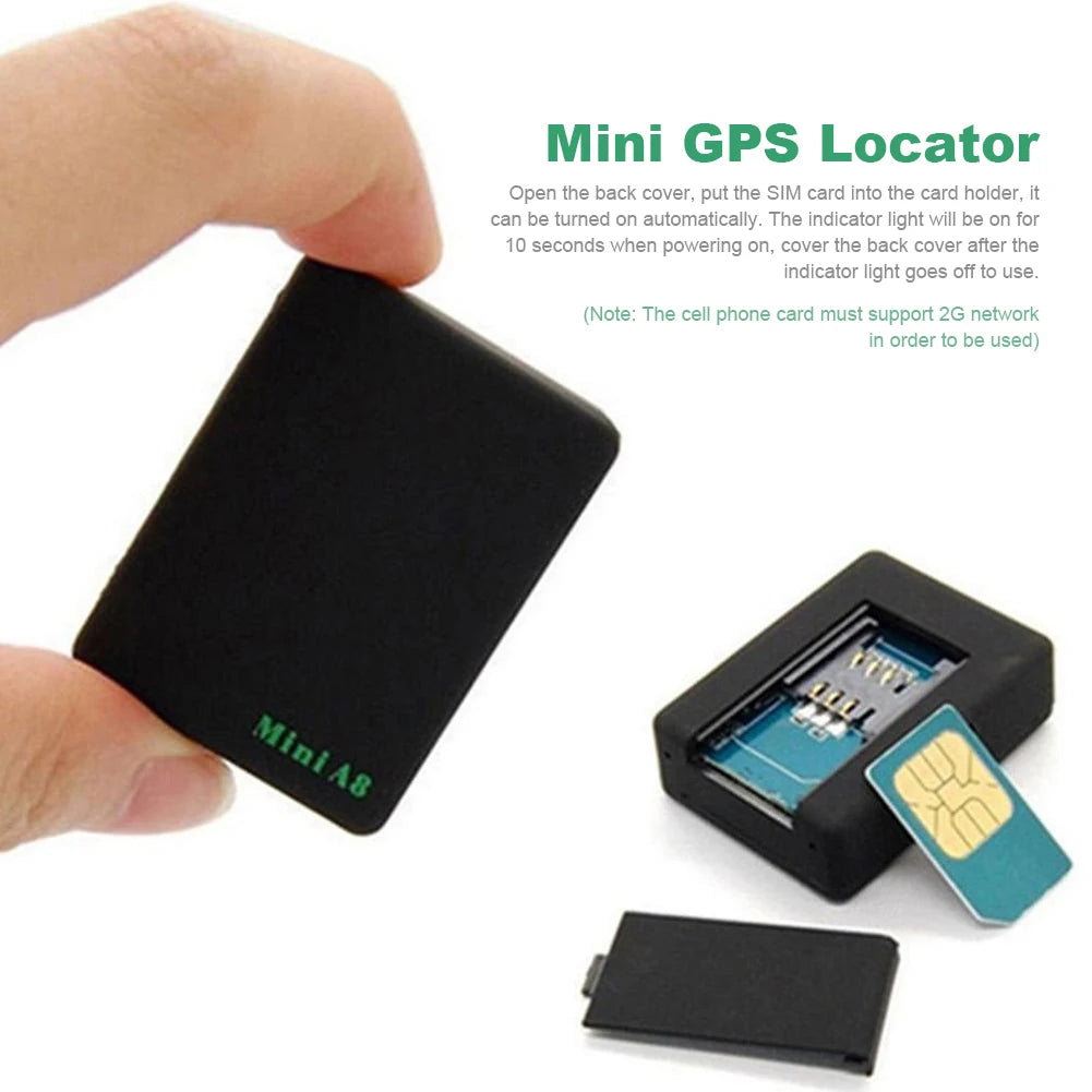 A8 Mini GPS Tracker Car Real Time Tracking Anti-Lost Key Wallet Tracking Finder Device GSM GPRS Online Free Website APP Accessor