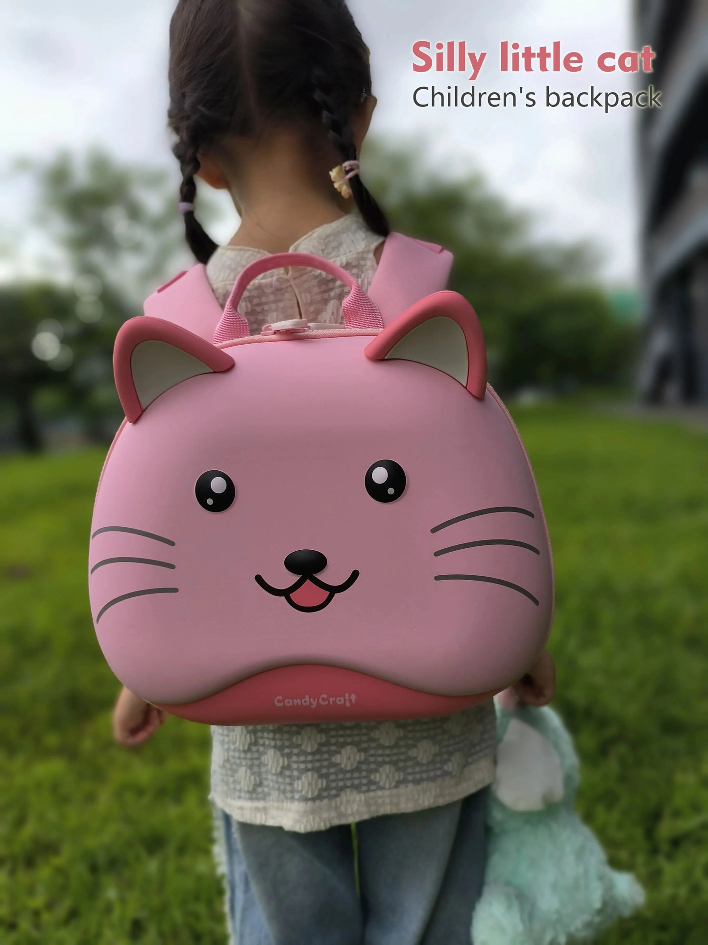 Boys And Girls' School Backpack Children's Backpack For Kindergarten Cute Cartoon And Lightweight Animal prints