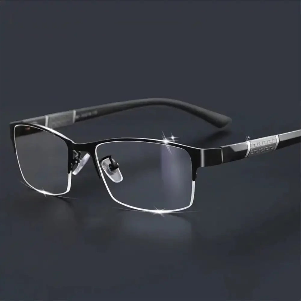 Half Frame Blue Light Blocking Glasses Flat Glasses Fashion Women Men Comfortable Transparent Glasses Anti Radiation Glasses