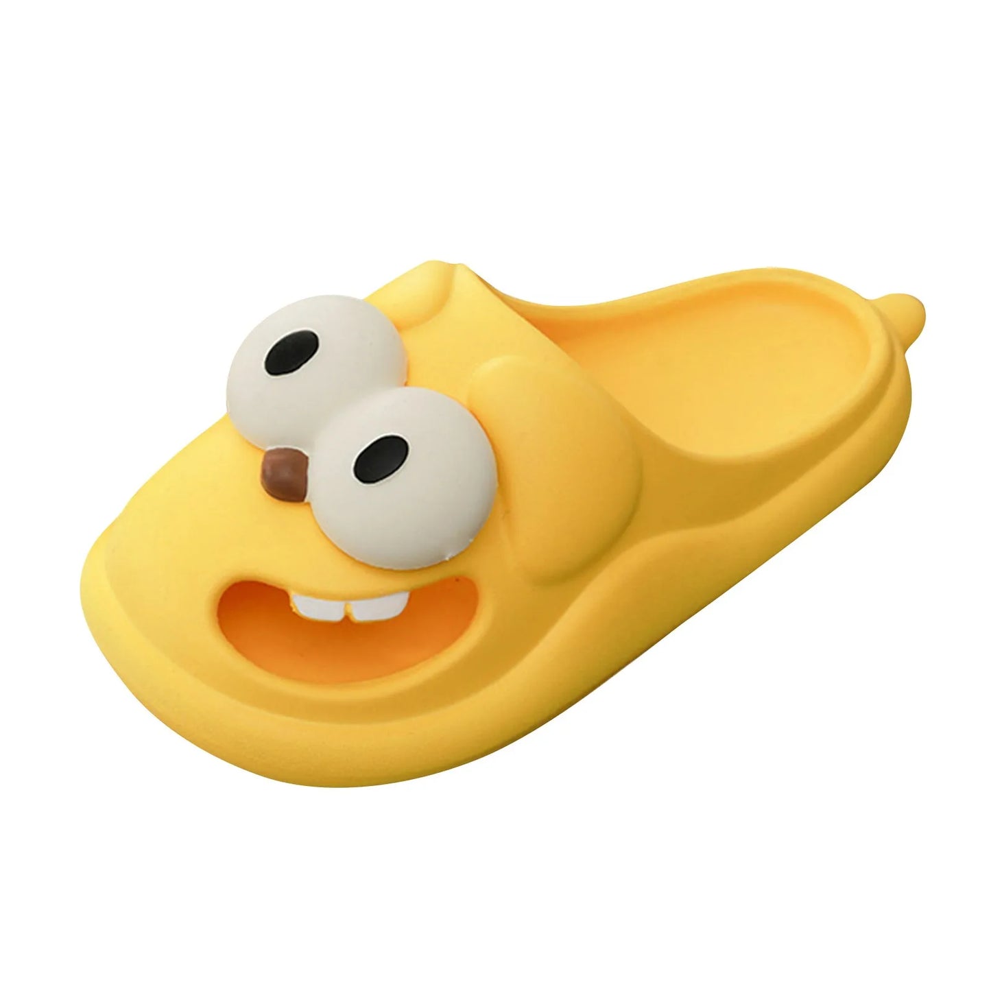 Tongue Kiss Slippers Big Eye Dog Slippers Cute Funny Big Eye Dog Fun Cartoon Package Head Eva Slippers For Women