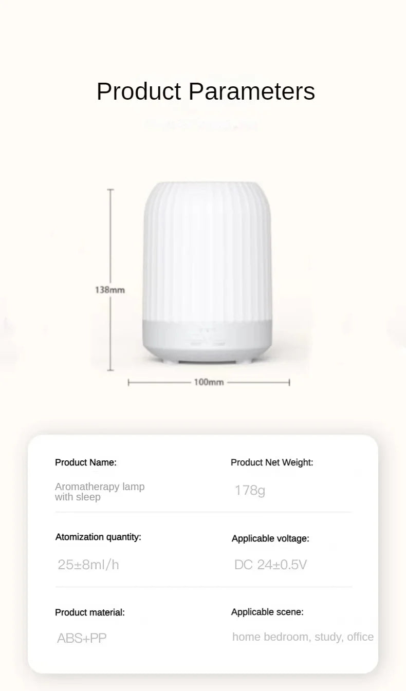 Home Essential oil Aromatherapy Machine Automatic Perfume Machine Bedroom Diffuser With Night Light Humidifier