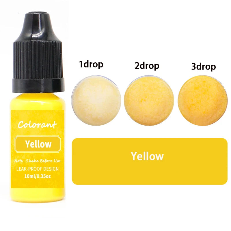 20 Colors Candle Dyes Pigment Aromatherapy Liquid Colorant Pigment DIY Candle Mold Soap Coloring Handmade Crafts Resin Pigment