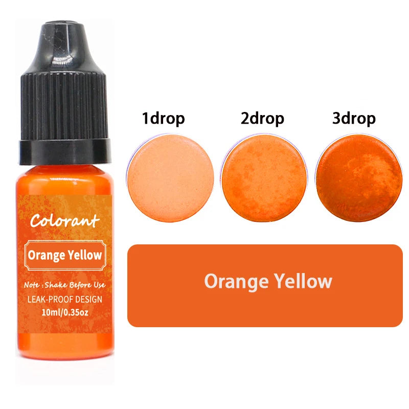 20 Colors Candle Dyes Pigment Aromatherapy Liquid Colorant Pigment DIY Candle Mold Soap Coloring Handmade Crafts Resin Pigment