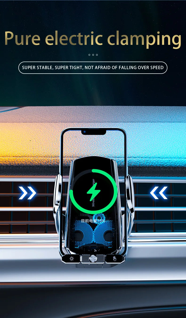 15W Car Wireless Charger Stand for iPhone 16 15 14 13 12 Pro Max Samsung 3 in 1 Magnetic Adapters Phone Fast Charging Chargers