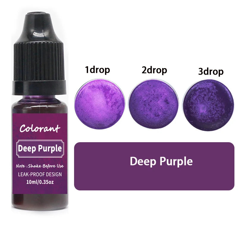 20 Colors Candle Dyes Pigment Aromatherapy Liquid Colorant Pigment DIY Candle Mold Soap Coloring Handmade Crafts Resin Pigment