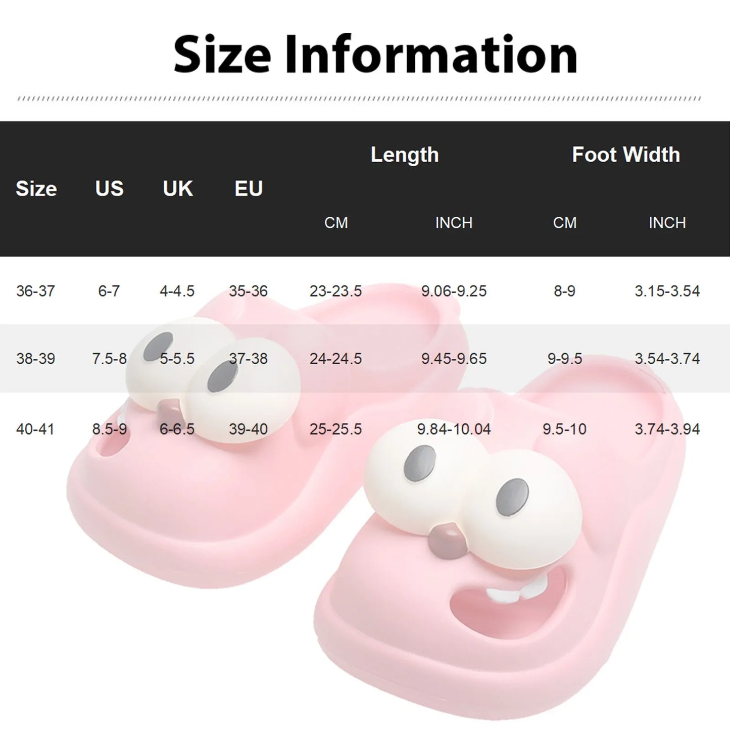 Tongue Kiss Slippers Big Eye Dog Slippers Cute Funny Big Eye Dog Fun Cartoon Package Head Eva Slippers For Women
