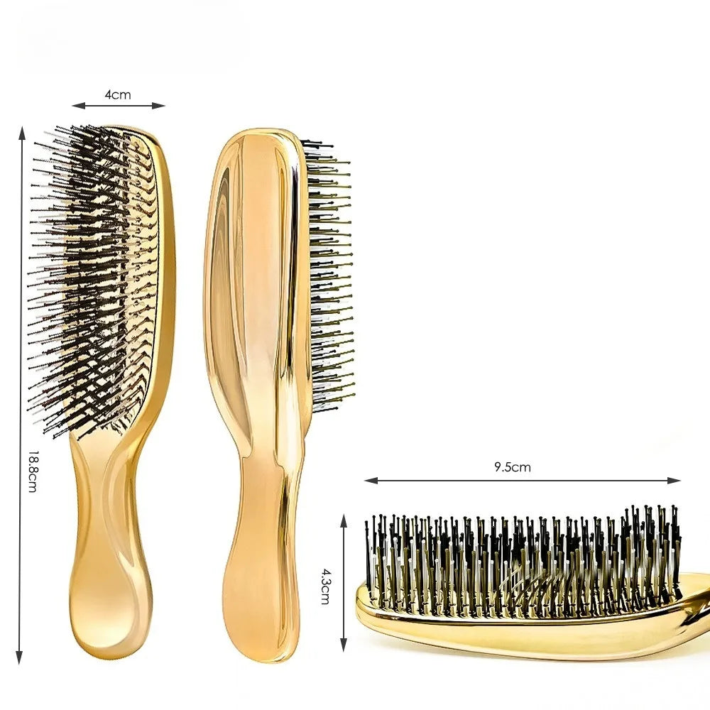 Japanese Premium Scalp Massage Brush Head Massager Detangling Hair Brush Wet Curly Hair Comb Shampoo Brush Barber Styling Tools