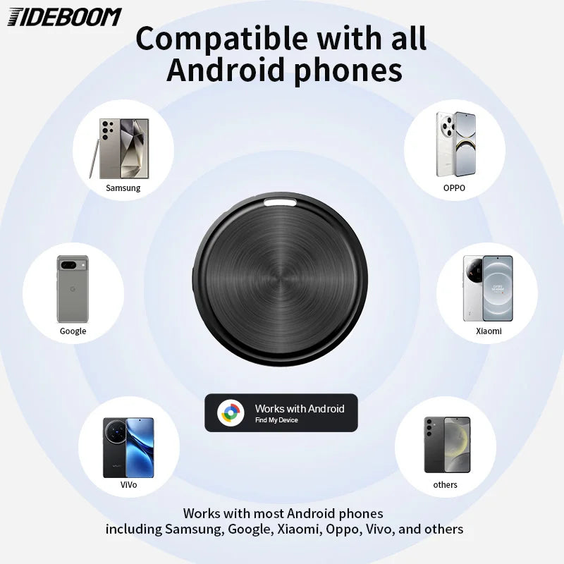 Bluetooth Car Mini GPS Tracker for Android Key Wallet Bags Finder With Google Find My Device App Keys Finder for Pet Locator