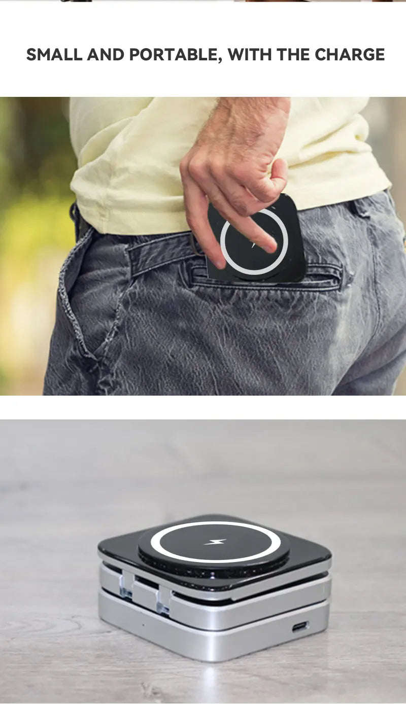 30W 3 In 1 Magnetic Wireless Charger Stand Pad for iPone 15 14 13 12 Pro Max Airpods Pro iWatch 8 7 6 Fast Charging Dock Station