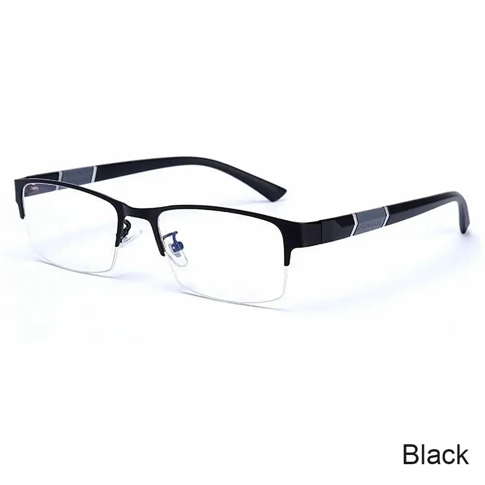 Half Frame Blue Light Blocking Glasses Flat Glasses Fashion Women Men Comfortable Transparent Glasses Anti Radiation Glasses