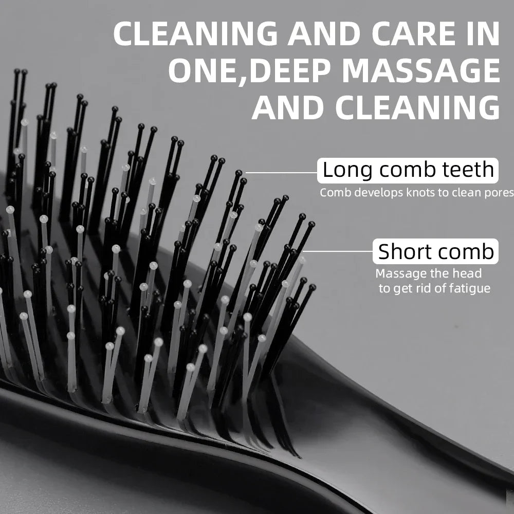Japanese Premium Scalp Massage Brush Head Massager Detangling Hair Brush Wet Curly Hair Comb Shampoo Brush Barber Styling Tools