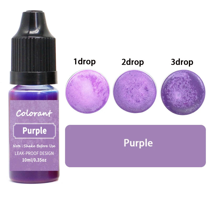 20 Colors Candle Dyes Pigment Aromatherapy Liquid Colorant Pigment DIY Candle Mold Soap Coloring Handmade Crafts Resin Pigment