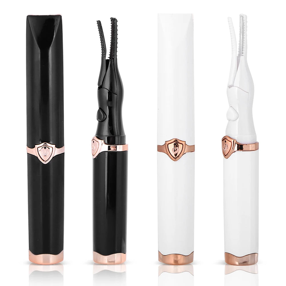 Heated Eyelash Curler USB Rechargeable Quick Heating Natural Curl Eyelash Curler Long Lasting for Quick Natural Curling