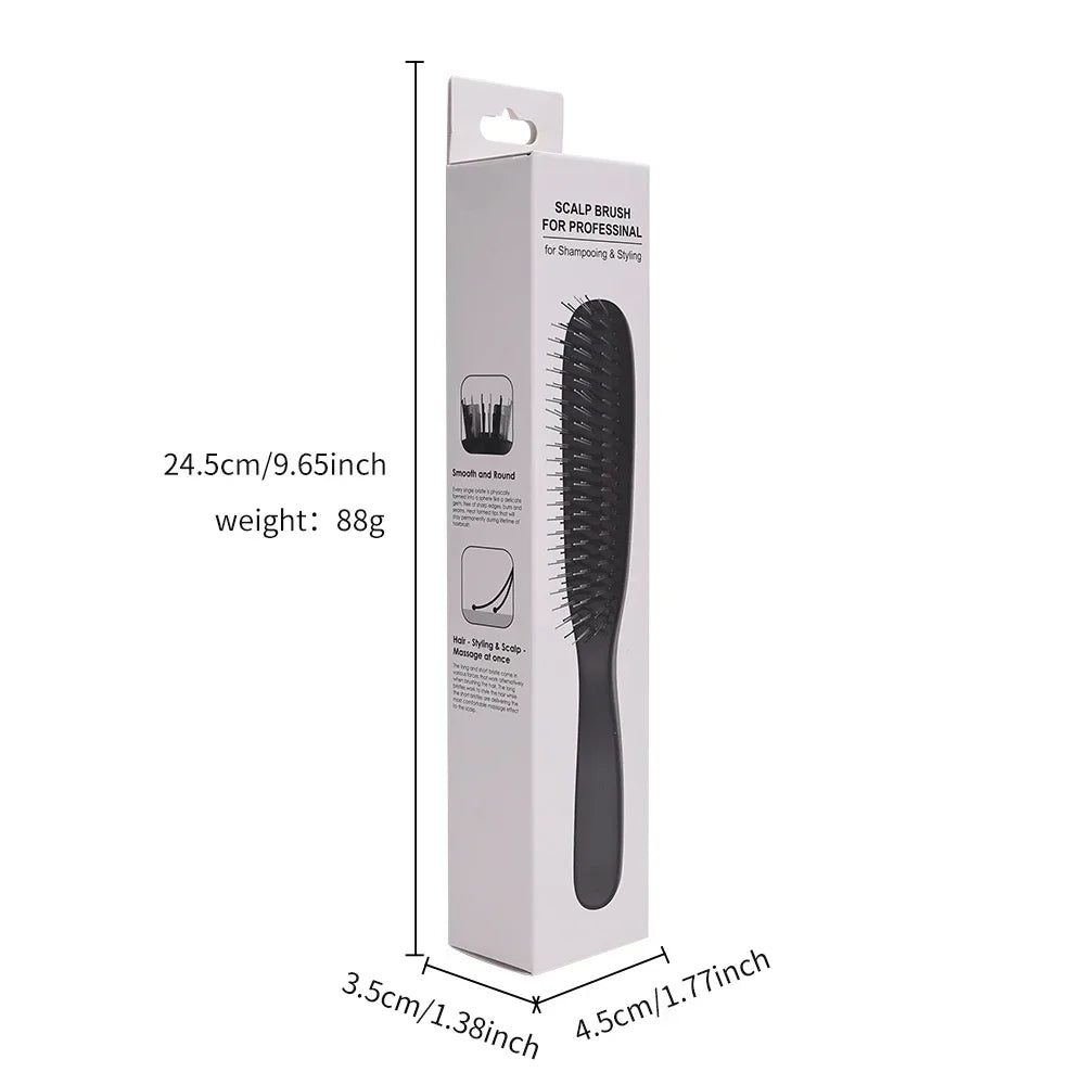 Japanese Premium Scalp Massage Brush Head Massager Detangling Hair Brush Wet Curly Hair Comb Shampoo Brush Barber Styling Tools