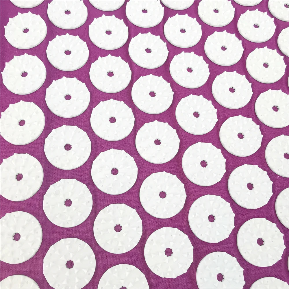Massager Cushion Massage Yoga Mat Acupressure Relieve Pain Stress Back Body Pain Spike Mat Acupuncture Mat and Pillow Set