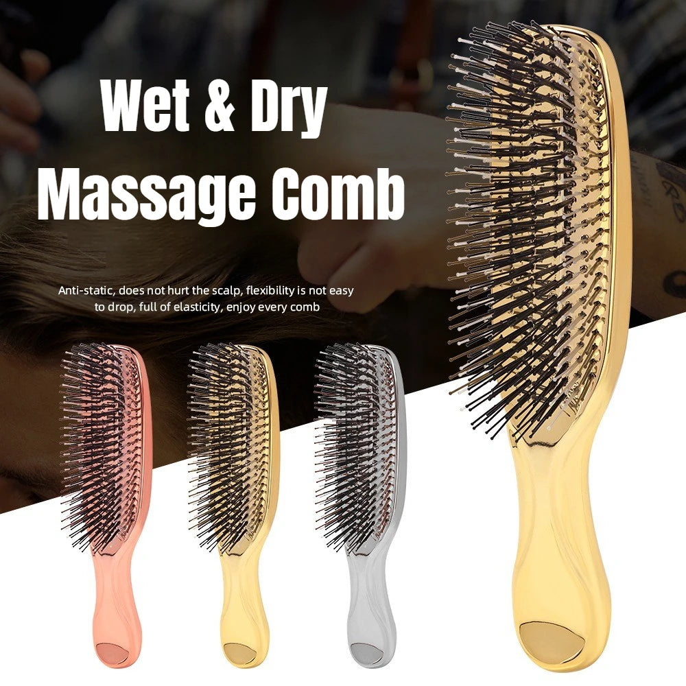 Japanese Premium Scalp Massage Brush Head Massager Detangling Hair Brush Wet Curly Hair Comb Shampoo Brush Barber Styling Tools