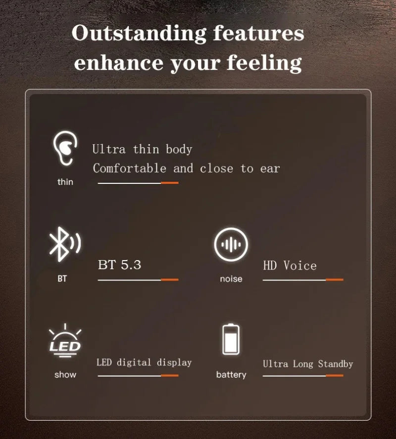 Xiaomi Mijia Sleep Invisible Earbuds Tiny Headphone Sport Stereo Bluetooth 5.3 Earphone Hidden Noise Cancelling Wireless Headset