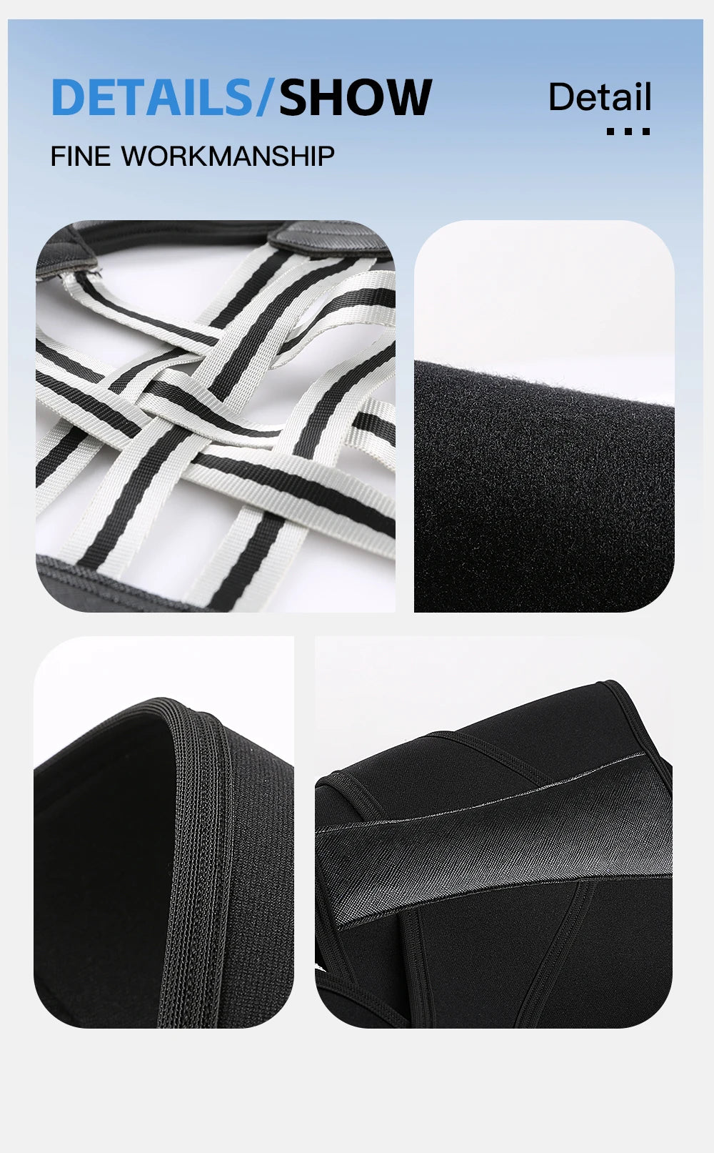 Posture Back Brace Adjustable Back Support Strap to Prevent Spinal Distortion and Hunchback Suitable for Men and Women
