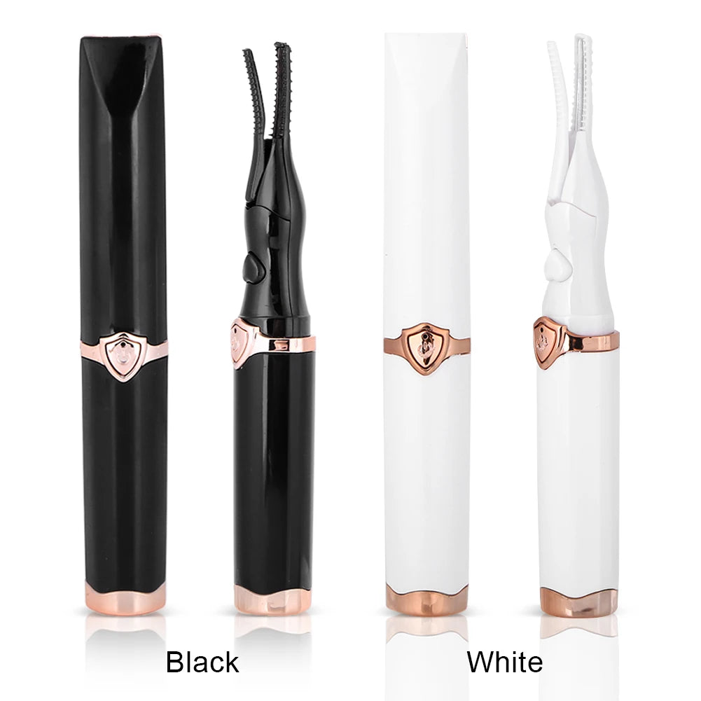 Heated Eyelash Curler USB Rechargeable Quick Heating Natural Curl Eyelash Curler Long Lasting for Quick Natural Curling