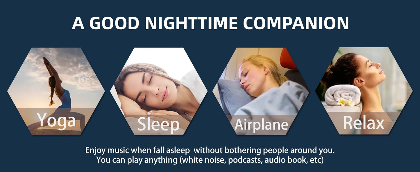 Premium Bluetooth Sleep Eye Mask Headphone - Blending 3D Sleep Headphone Innovation for Sound Sleep Bluetooth Eye Mask