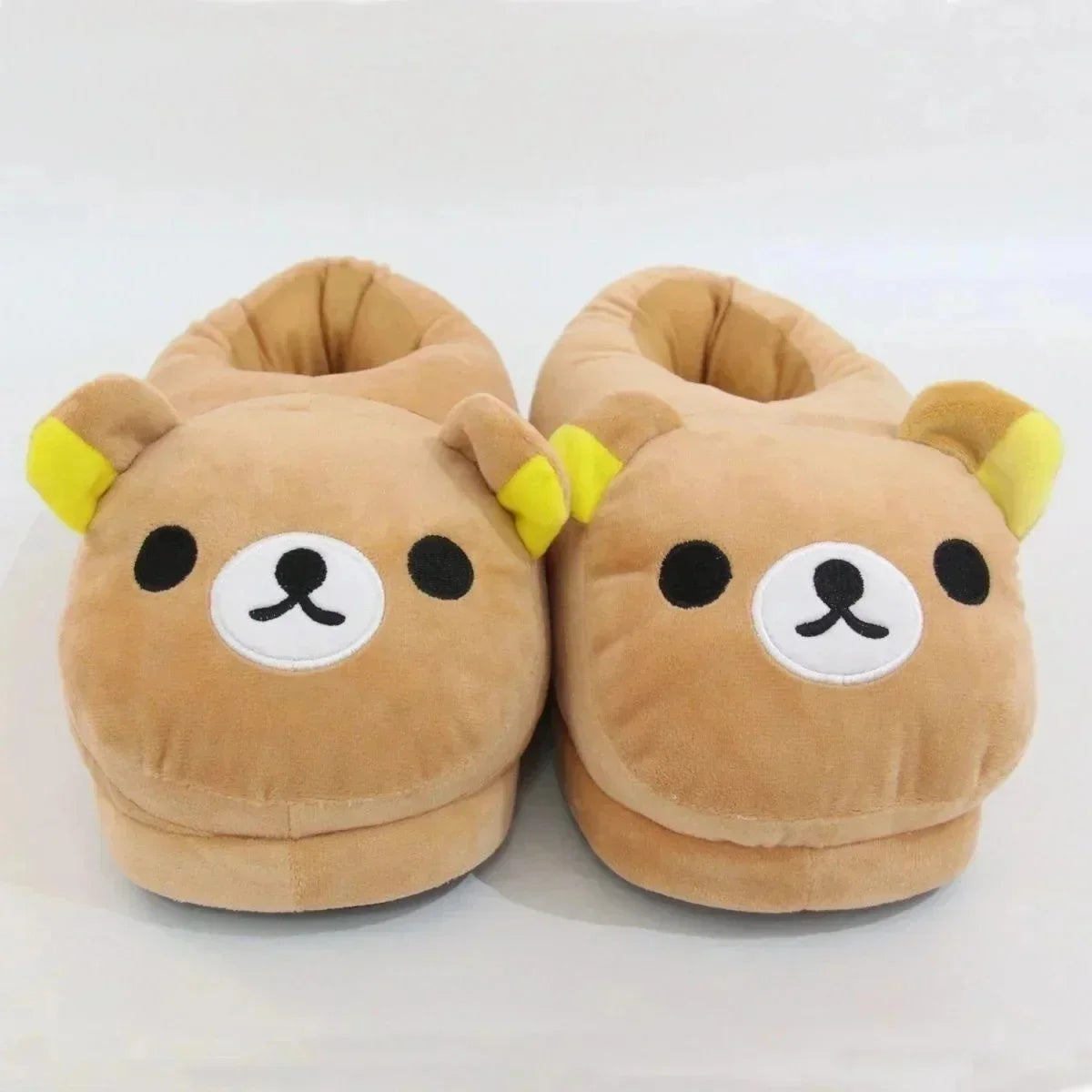 Rilakkuma Y2K Slippers Japan Cartoon Anime PE Kawaii All Inclusive Frosth Plush Indoor Home Flat Anti Slip Couple Slippers New