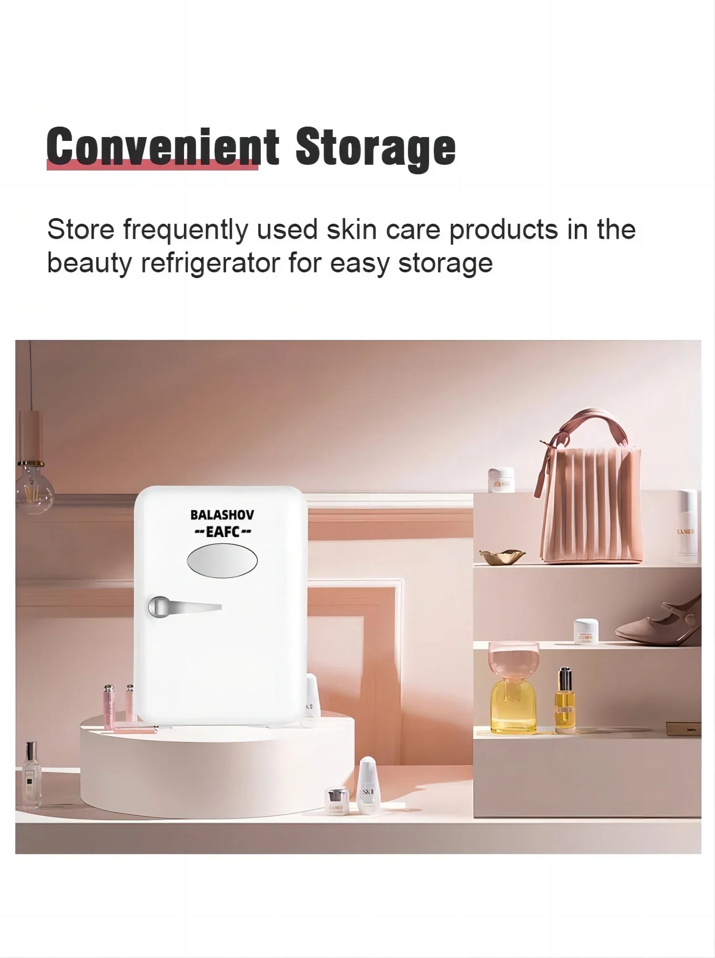 12V/110V/220V Mini Multifunction Refrigerator Cosmetics Mask Beverage Makeup Dormitory Freshness for Car Home