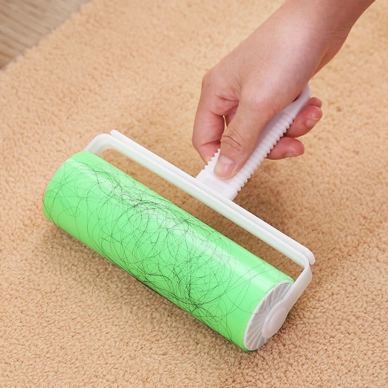 Large High quality New Washable Reusable Clothes Hair Pet Hair Sticky Roller Household Cleaning Portable Hair Remover Rolle