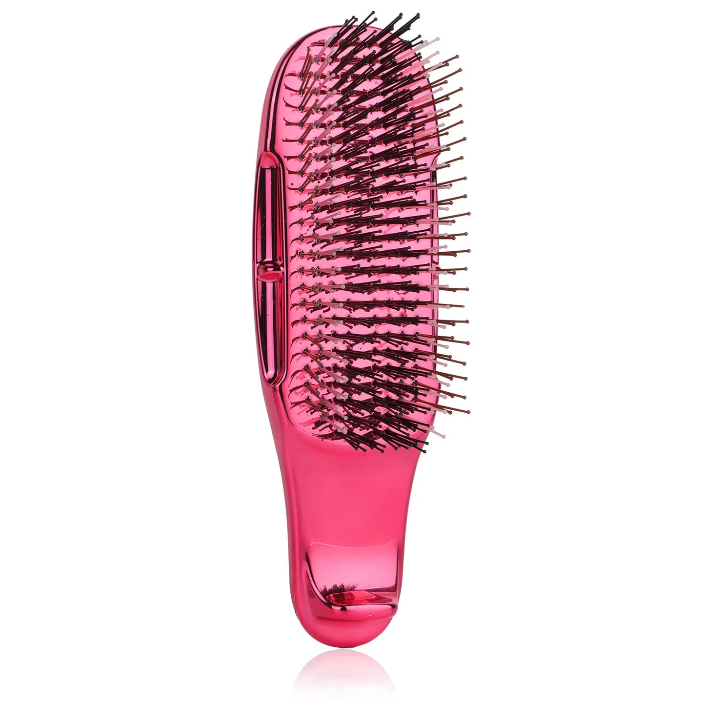 Japanese Premium Head Massager Scalp Brush Hair Massager Shampoo Brush Wet Plastic Detangling Brush Hair Cleaning Comb Rose Gold