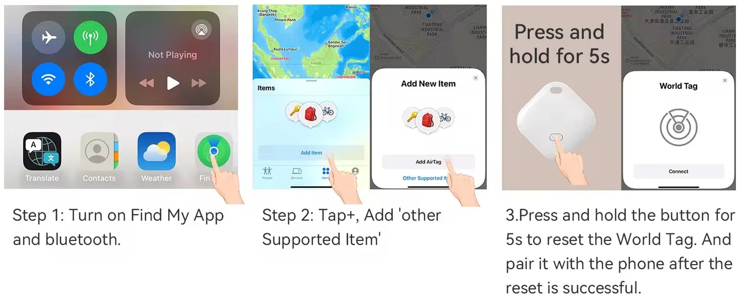 Smart Tracker For Find My APP Child/Pet Item Finder Key Anti-Lost Reminder Device MFI Rated Locator Smart Bluetooth gps Tracker