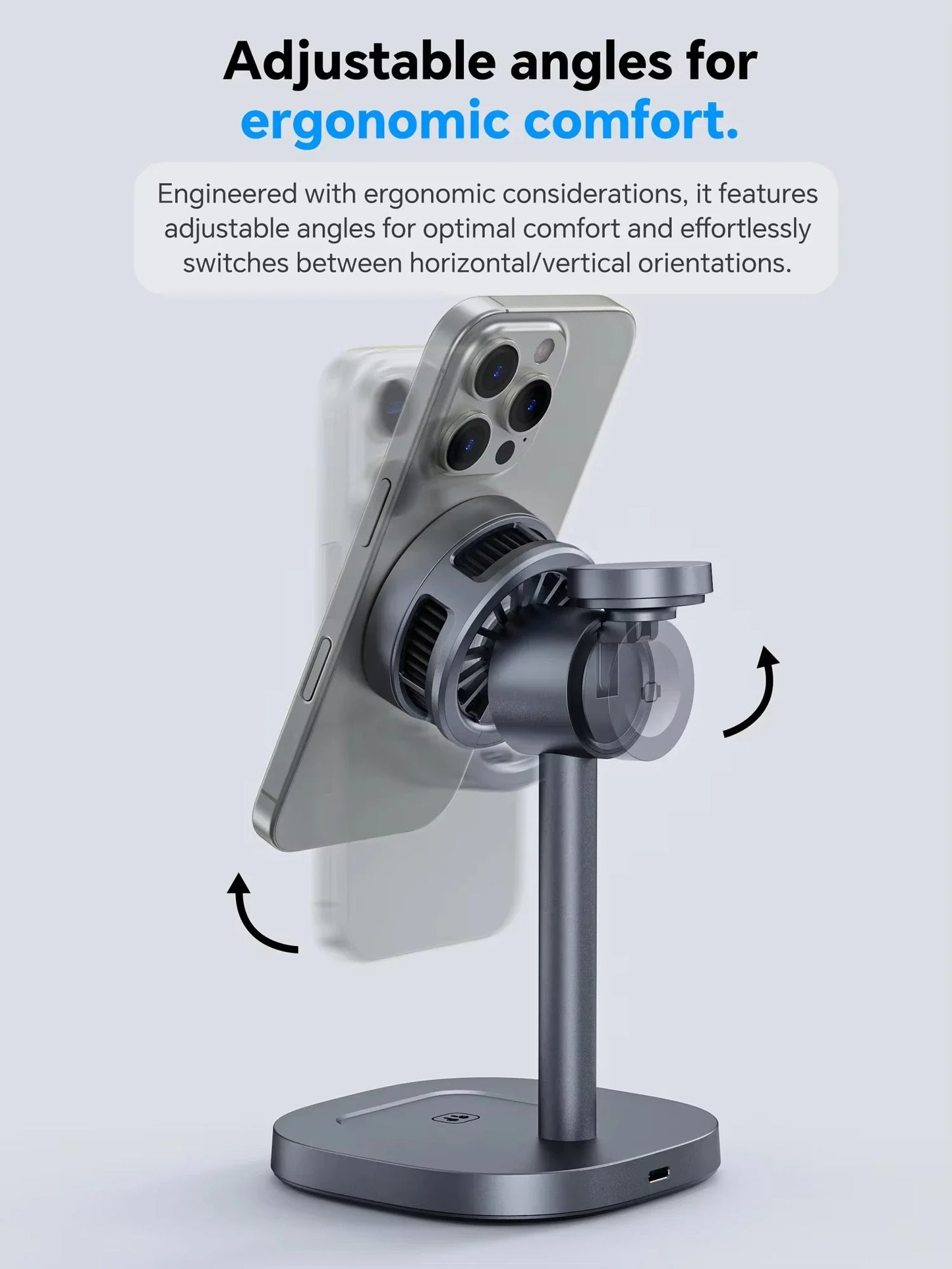 TEC Cooling Qi2 3 in 1 Magnetic Wireless Charger Stand 15W Fast Charging for Iphone 16 15 14pro Max, Airpods,iwatch Series