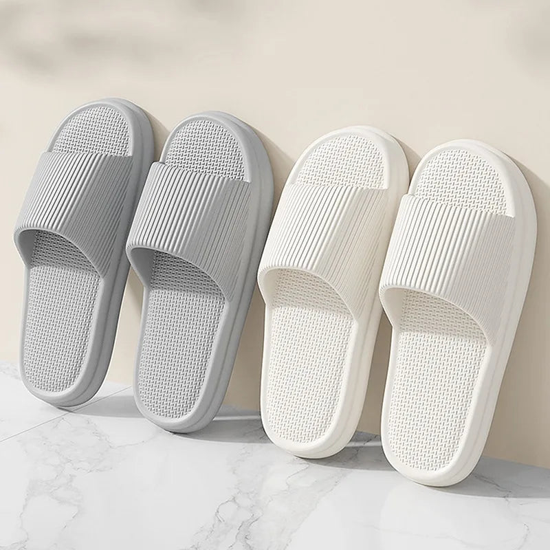 2025 Summer Women's Solid Color Casual Simple Slipper, EVA Material, Comfortable Indoor/Outdoor Dual-use, Anti-Slip Design.
