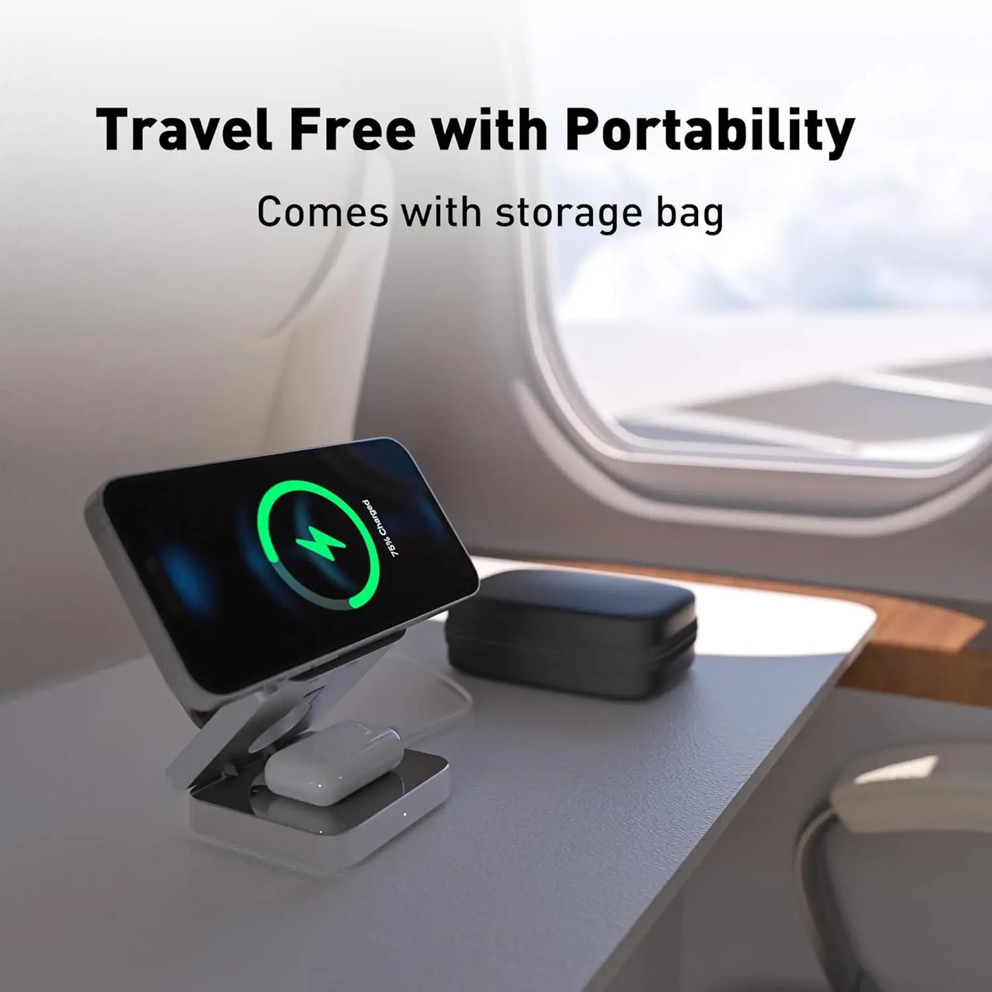 30W 3 In 1 Magnetic Wireless Charger Stand Pad for iPone 15 14 13 12 Pro Max Airpods Pro iWatch 8 7 6 Fast Charging Dock Station