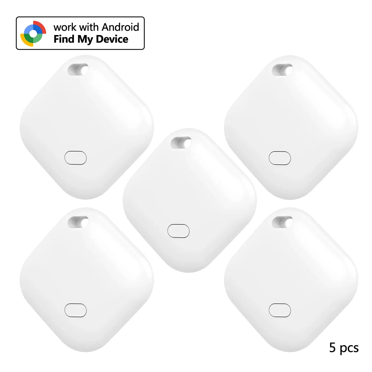 Smart Tracker Tag for Android device Google Find Hub App air tag Key Finder pet/bag tracker Google Certified Bluetooth Finder