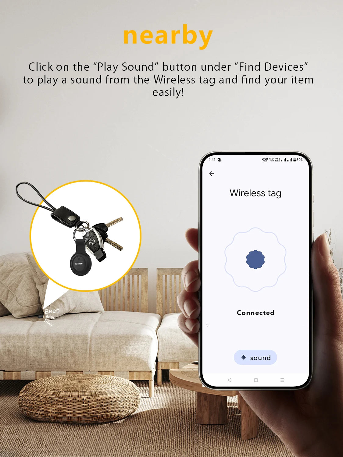 Mini Tracker for only Android Key Finder bike Bag Lost Tracker Smart Bluetooth airtag tracker work with Google Find Hub APP