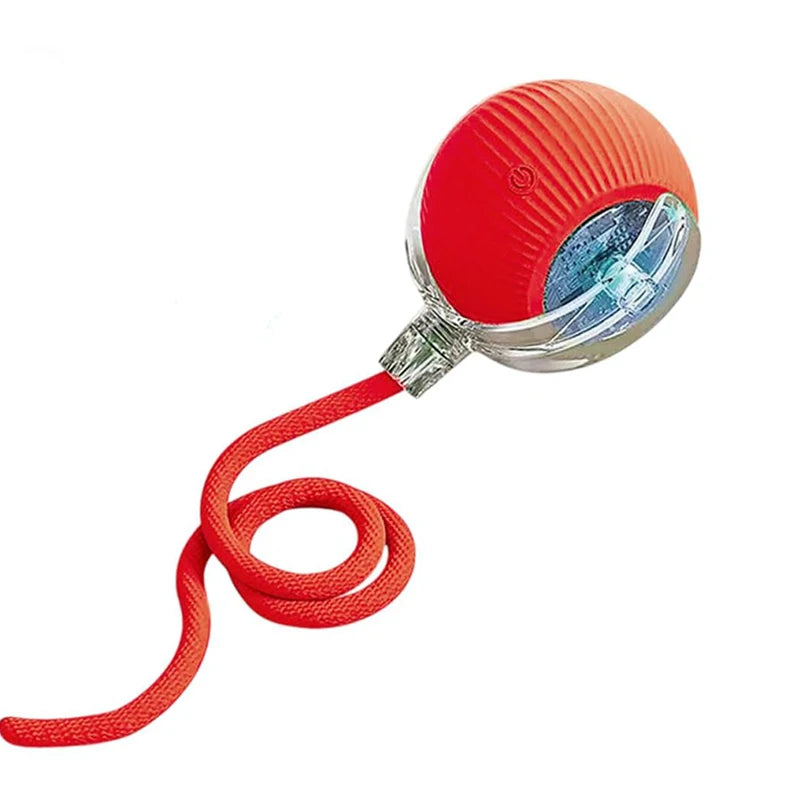 Interactive Cat Toys Ball Automatic Rolling Rechargeable Smart Obstacle Avoid Running Toys for Energetic Indoor Cats